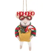 Sass & Belle HOHOHO kerst muis vilten kersthanger -