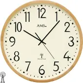 AMS Zendergestuurde wandklok F5534