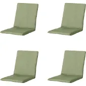 Madison Stapelstoelkussen Basic Green (97 x 49 cm)