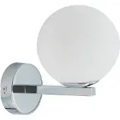 LUCANDE Wandlampe , Bidolo, dimbare, Metallic, Badkamer, Glas