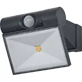 Osram ENDURA Style USB, verstelbare op- en neerwaartse spot, donkergrijs, 1,6 W, 120 lm, 3.000 K, 110° lichtbundelhoek, IP44, 25.000 uur levensduur, PIR-sensor, USB-C laadfunctie.