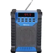 Denver Bouwradio - Bluetooth - met Accu - AUX - FM - USB-C - Spatwaterdicht - WRB60
