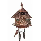 Engstler - 431_Q - Koekoeksklok - Kwarts - Notenhout - 35 cm