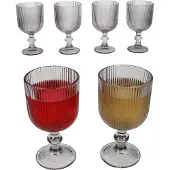 MamboCat 6-delig AGATA wijnglas groot grijs van glas – 37565
