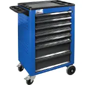 ADB Werkplaatswagen BASIC, 7 schuifladen, blauw