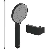Villeroy & Boch Universal Showers handdoucheset 3-in-1 hoekig, matzwart