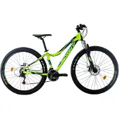 Sprint Hunter - Mountainbike 27.5 inch - Met 18 versnellingen - Geel - Framemaat: 48 cm - BK21SI0310 RS