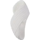 LINDBY Wandlamp Ornela AI, dimbaar, wit / opaal, Woon-/ Eetkamer, Gips / Klei, Modern, wandlamp