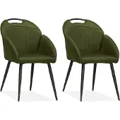 MX Sofa Stoel Belize - Mosgroen (set van 2 stoelen)