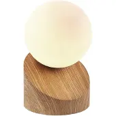 Globo Tafellamp Alisa Hout