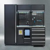 Datona Werkplaatsinrichting PREMIUM met RVS werkblad 200 cm breed