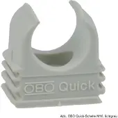 OBO Quick-Schelle M20, lichtgrijs, 100 stuks, artikelnummer 2149010-100