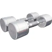 Gorilla Sports Dumbellset 12 kg (2 x 6 kg) Chroom