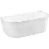 SaniGoods Zoro half vrijstaand bad 170x80cm wit glans