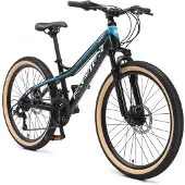 Bikestar MTB kinderfiets 24 inch antraciet unisex