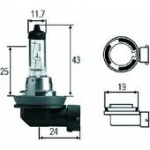 Diederichs LID10034 Gloeilamp, verstraler