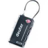 Deuter TSA Kabelslot Zwart