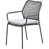 Garden Impressions Swifty rope dining tuinstoel carbon black valley sand