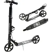 Raven Straight Zwart 200mm met rem, bel en bidonhouder