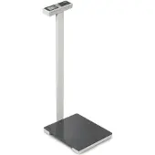 Kern & Sohn personenweegschaal MPL 200K-1P, BMI-functie, weegbereik tot 250 kg, glazen weegplaat, standaard, AUTO-OFF functie, omschakelen tussen eenheden, B 350 x D 350 x H 960 mm, zwart/wit