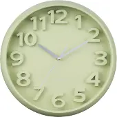 Karlsson wandklok elevated classic numbers tea green- Ø33,5cm