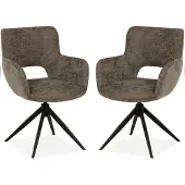 MX Sofa Eetkamer stoel Darwin - Taupe (set van 2 stuks)