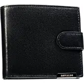 Ronaldo Leren herenportemonnee RM-01L-BDF-BL-9960 Zwart