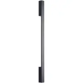 Arcchio LED-wandlamp Ivano, zwart, Hal, Aluminium, Modern, LED wandlamp