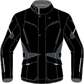 Dainese Tempest 3 D-Dry Jas zwart Ebony Maat 44