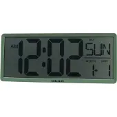 Karlsson wand/tafelklok retro lcd jungle