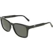 Ferragamo Zonnebril - - SF2086SE - Zwart - 55/19/150 - Vierkante montuur