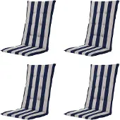 Madison Tuinkussen Amora Blue Hoge Rug (123 x 50 cm)
