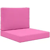 vidaXL Buitenbankkussen Polyester Roze 60 x 60 cm