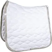 HKM Zadeldekje -Crystal fashion- wit Dressuur
