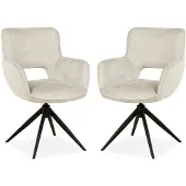 MX Sofa Eetkamer stoel Darwin - Natural (set van 2 stuks)