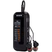 Aiwa R-22BK, Persoonlijk, Analoog, AM, FM, Analoog, 3,5 mm, Zwart