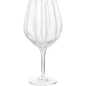 Broste Copenhagen Stripe rodewijnglas 65 cl Clear-white stripes