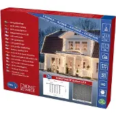 Konstsmide Lichtgordijn - led kerstverlichting buiten en binnen - 208 lampjes - 1