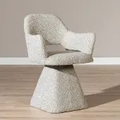 Bronx Eetkamerstoel Josh draaibaar chenille taupe