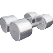 Gorilla Sports Dumbellset 20 kg (2 x 10 kg) Chroom