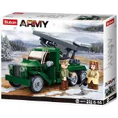 Sluban Duitse Tank Destroyer bouwspeelgoed kinderen vanaf 6 jaar – Constructiespeelgoed modelbouw – bouwdoos met 278 bouwstenen – M38-B0975