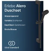 Ideal standard Alero RENO douchecombinatie met stang, waterbesparend – Matzwart