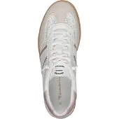 Tamaris Sneakers laag lichtbeige / rosé / wit