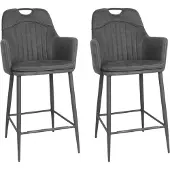MX Sofa Barstoel Morris - Antraciet (set van 2 stoelen)
