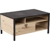 FMD Möbel Salontafel In-Loft 95x59 industrieel - oude eik