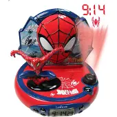 Marvel 3D Spider-Man Projectorklok met Magische Geluiden