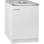 Stamar - Keukenkast 60cm Onderkast met deuren - Wit