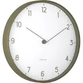 Karlsson wandklok sencillez army green- Ø30cm