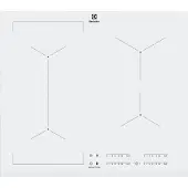 Electrolux EIV63440BW, Wit, Inbouw, Inductiekookplaat met zones, Glas, 4 zones, 4 zones