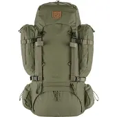 Fjällräven Sportrugzak 'Kajka 75' bruin / groen